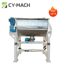 Which materials are suitable for ribbon mixer